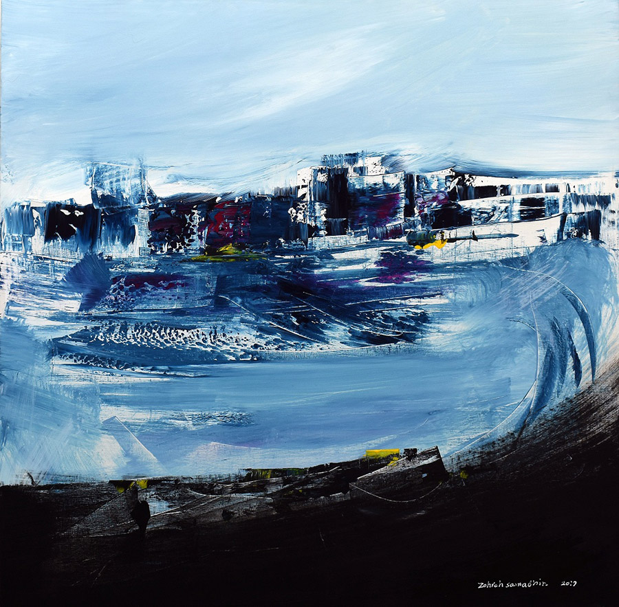 Zohreh Samadbin in villa