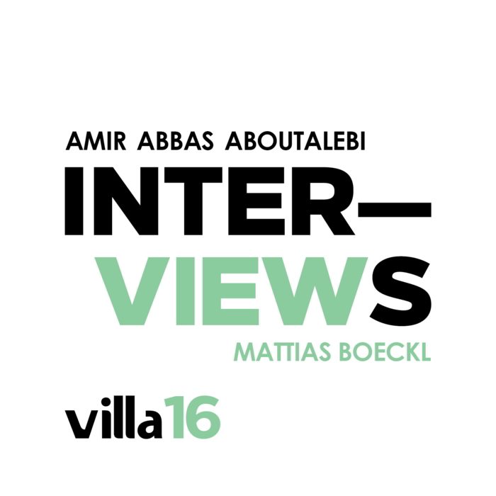 Amir Abbas Aboutalebi Interviews Matthias Boeckl