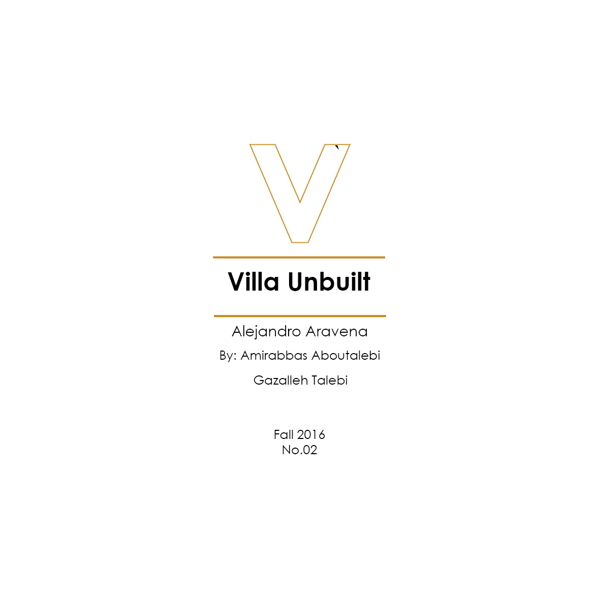 Ordos Villa, Interview with Alejandro Aravena