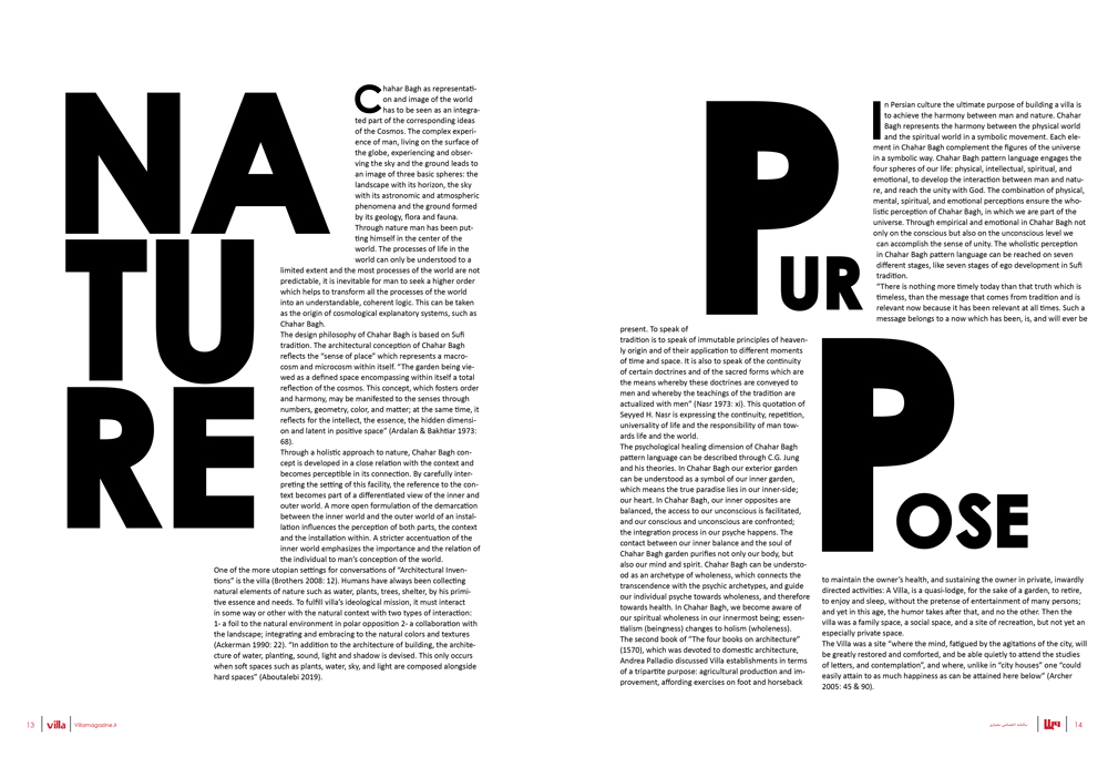 When everything starts with Chahar Bagh