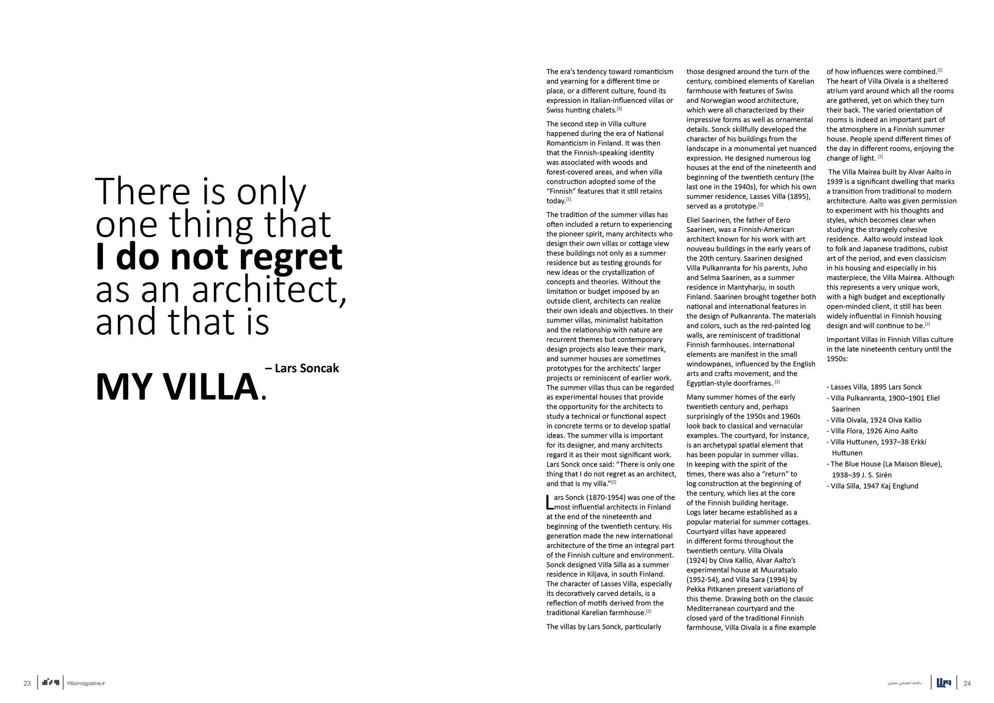 The importance of villas in Finnish architecture- Villa Magazine