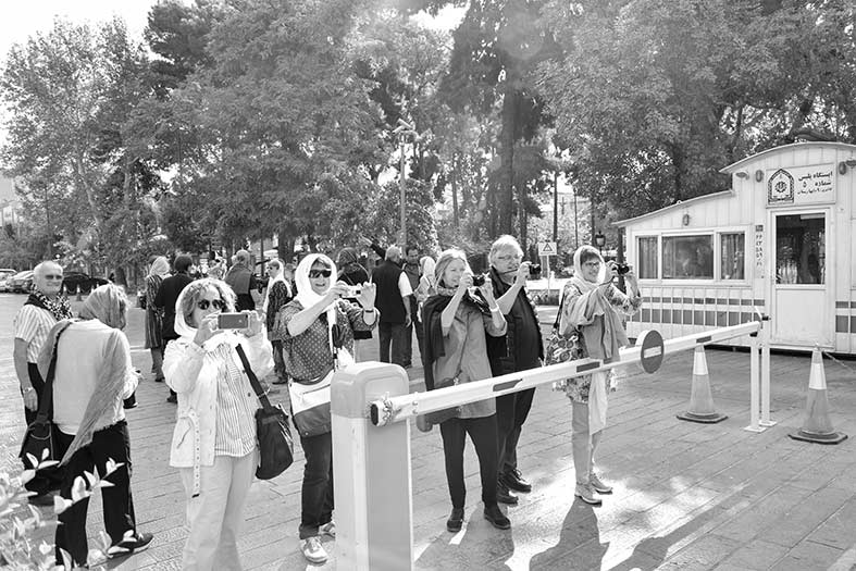 French Architects visiting Tehran