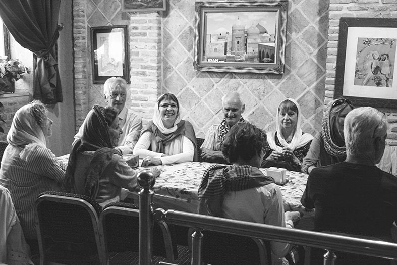 French Architects visiting Tehran