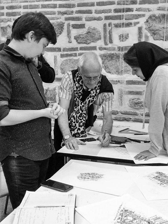 French architecture visiting Tehran