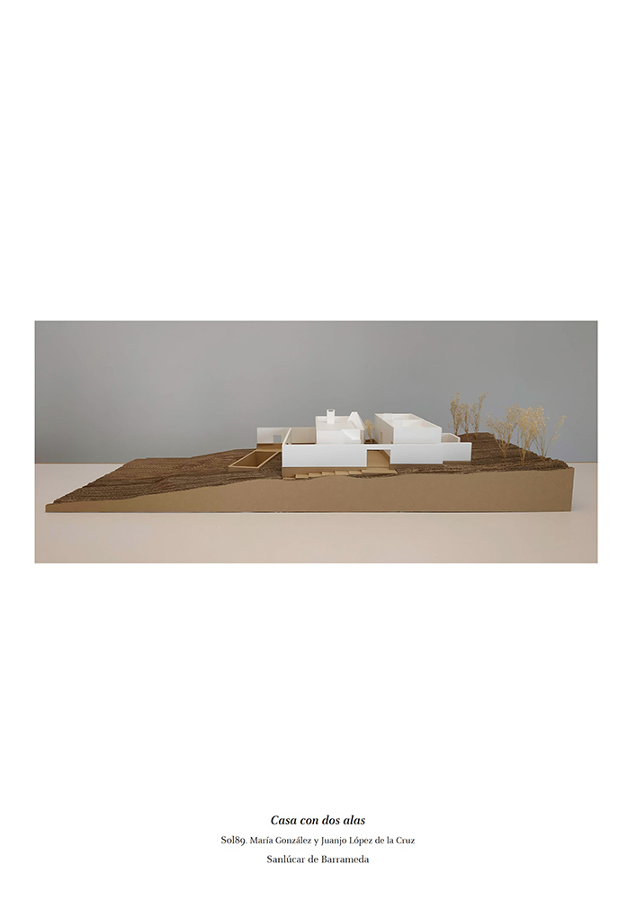 A villa with two wings