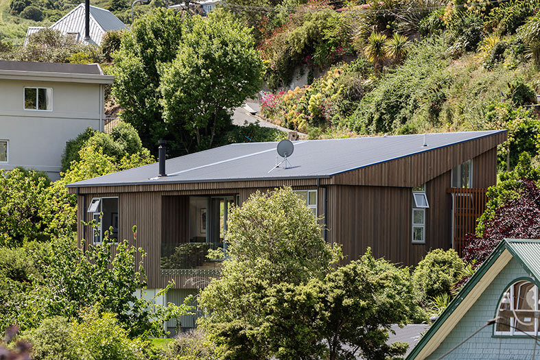 House with Villa Silhouette