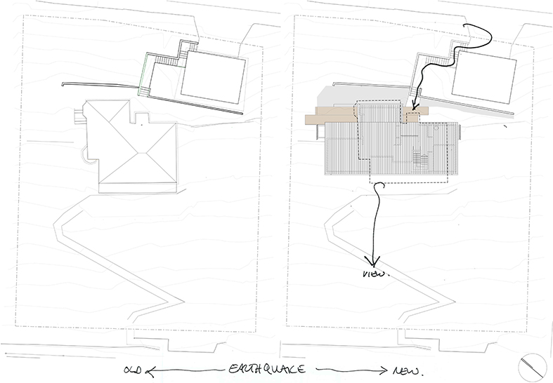 House with Villa Silhouette