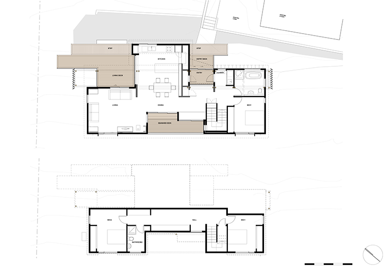 House with Villa Silhouette