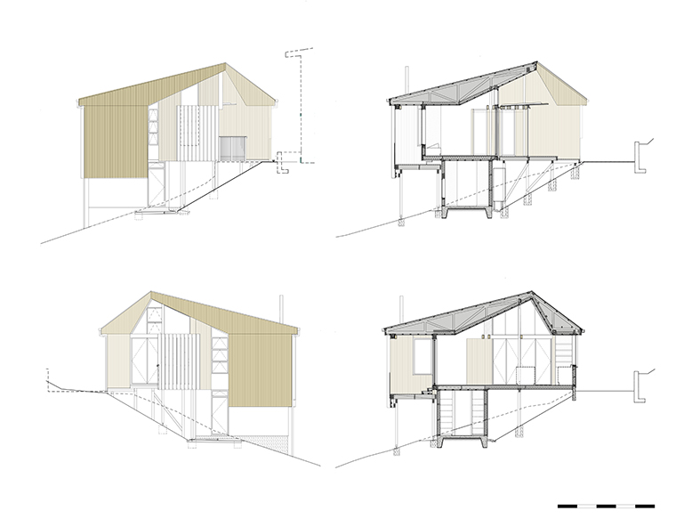 House with Villa Silhouette
