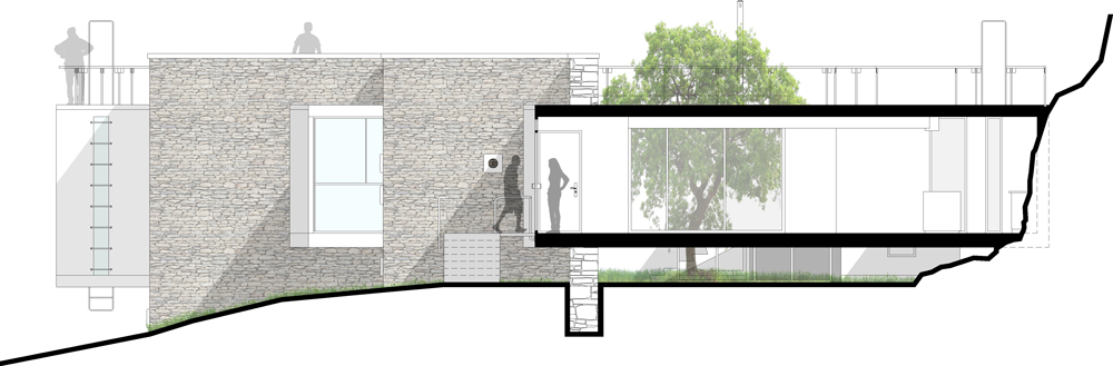 The villa on top of the valley