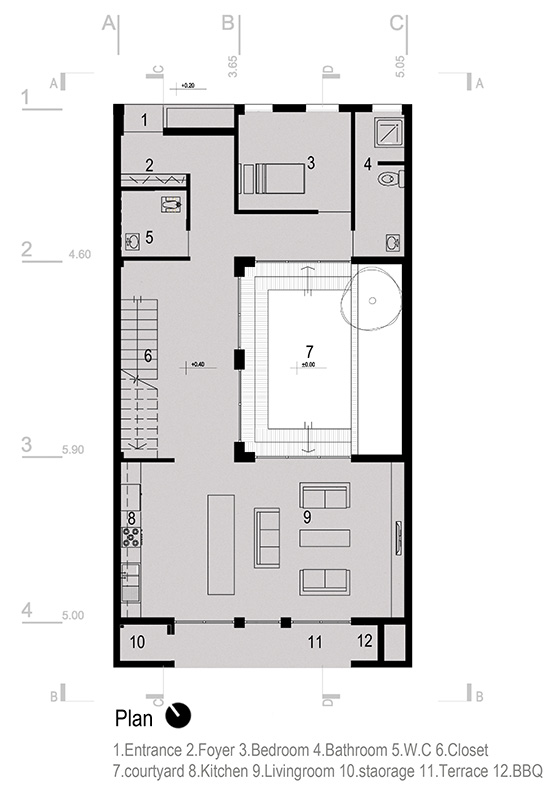 Through Gardens House