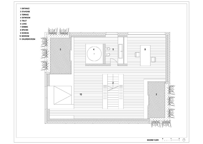 Villa Criss-Cross Envelope