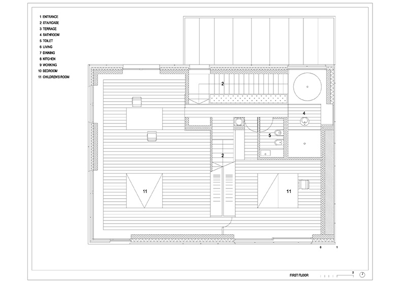 Villa Criss-Cross Envelope