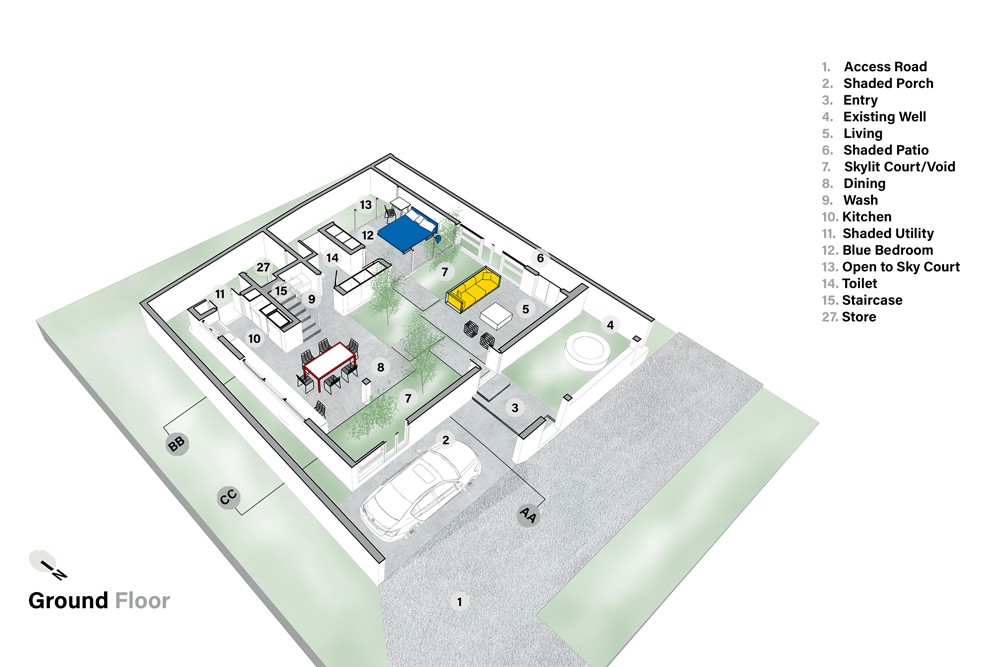 Villa That Rains Light